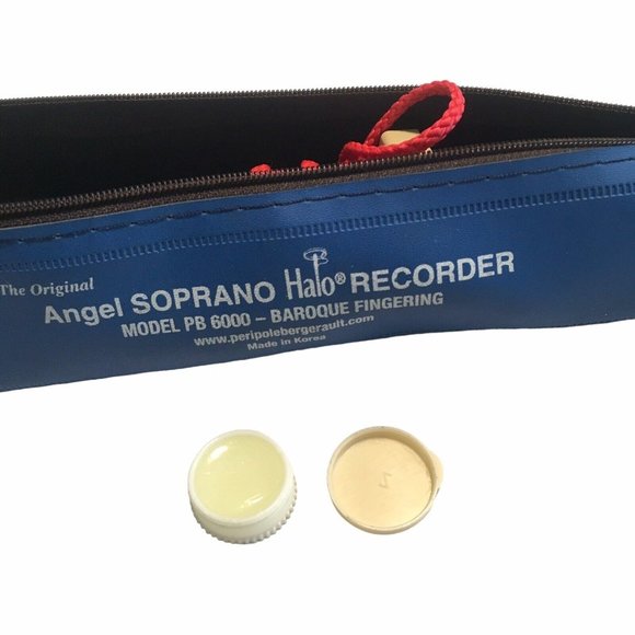 Peripole The Original Angel Soprano Halo Recorder PB 6000-Baroque Fingering - Picture 8 of 9